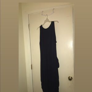 Navy blue maxi dress